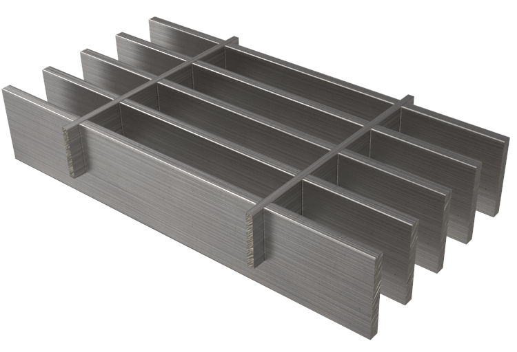 Rendering of 15ADT4 Aluminum Dovetail grating product