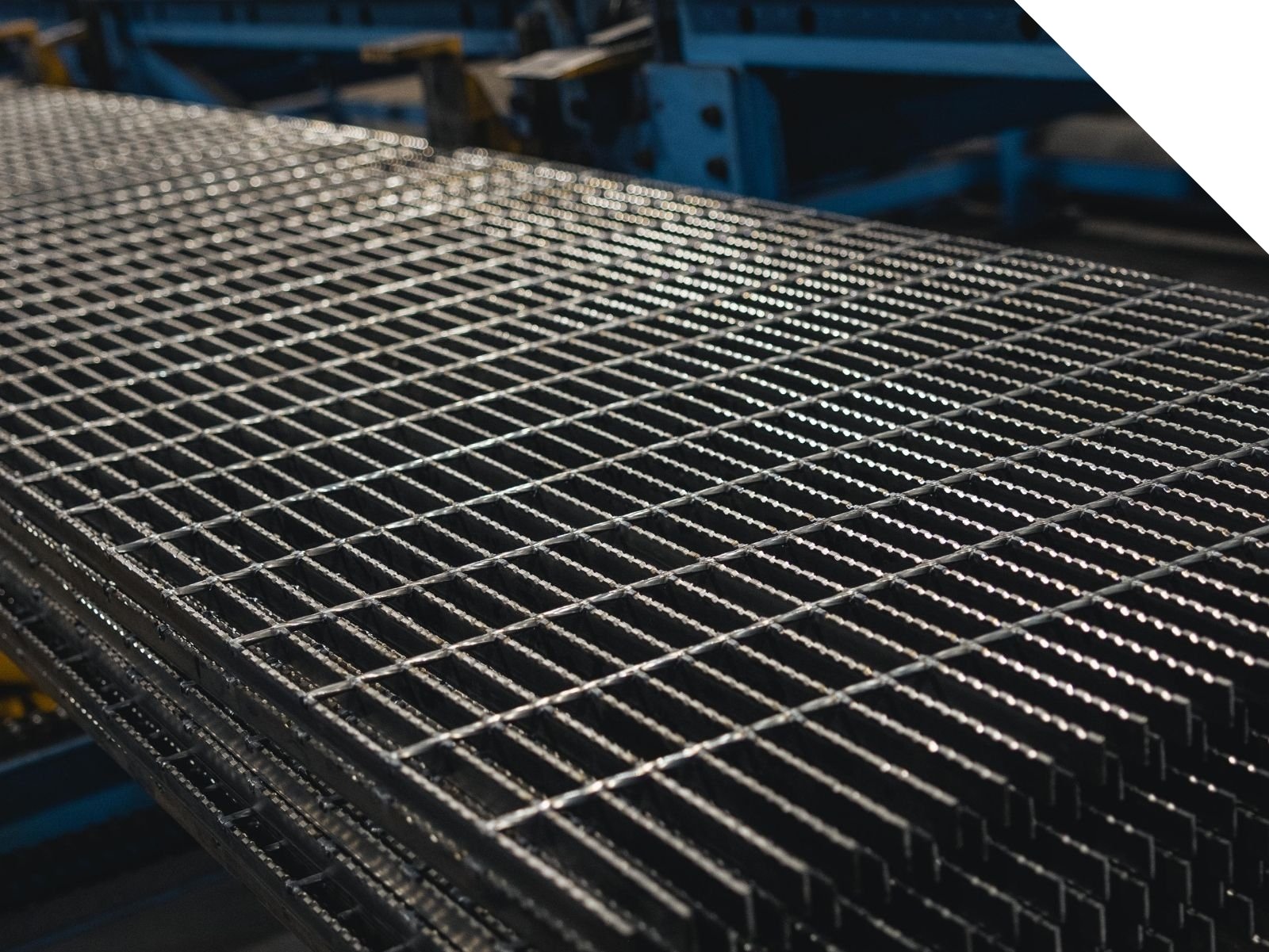 Welded Grating fabricated in Ohio Gratings, Inc. warehouse